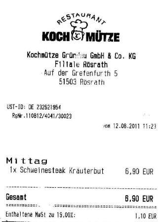 btit Hffner Kochmtze Restaurant